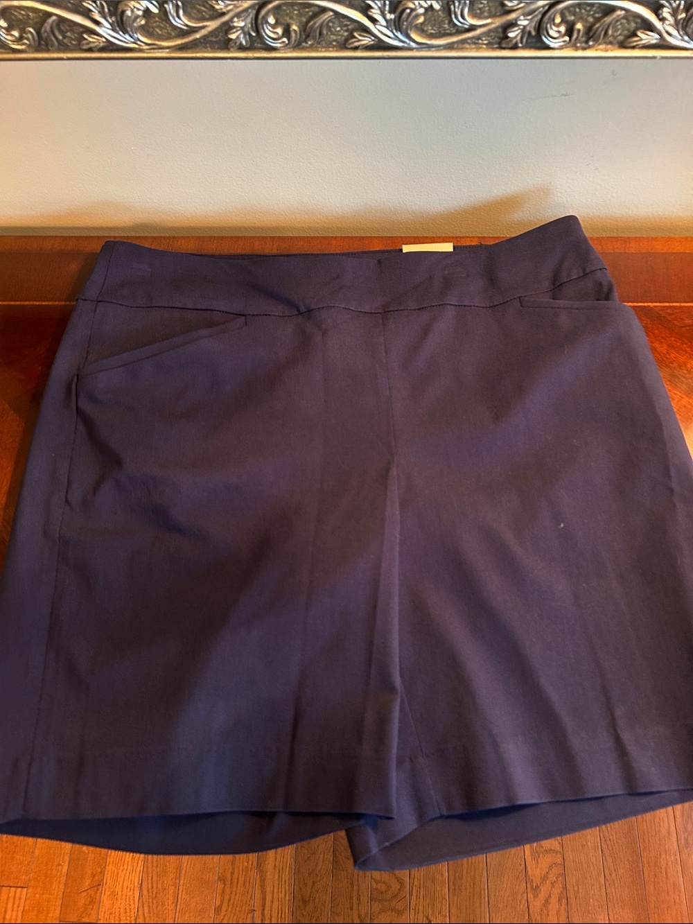 Chico's Navy Blue Bermuda Shorts